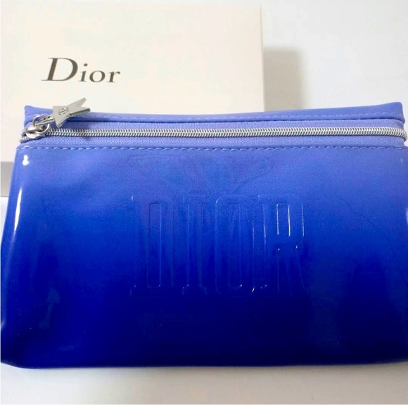 Dior Bags Christian Dior Bag Novelty Gradient Blue Pouch Poshmark